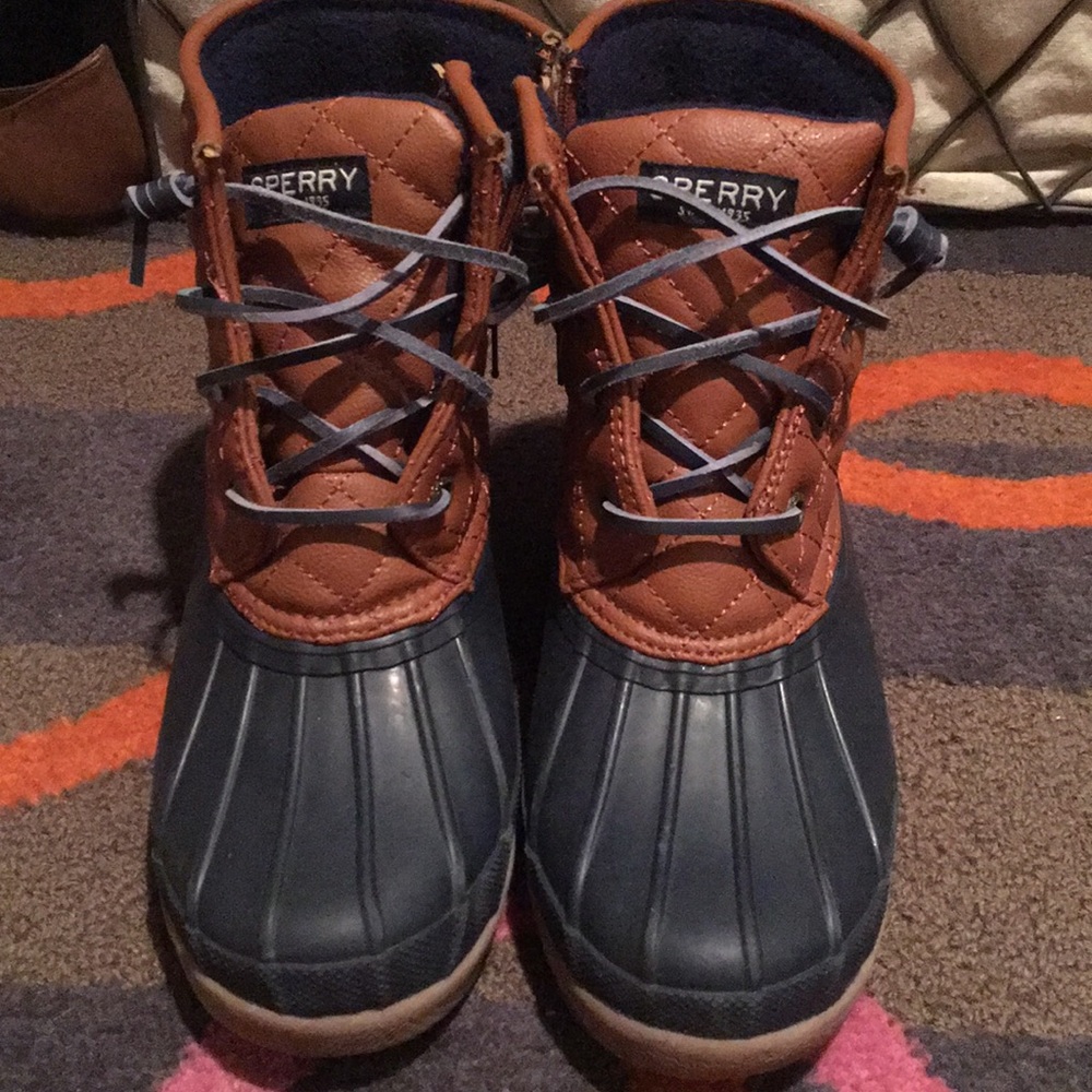 Sperry waterproof rubber boots - NEVER WORN